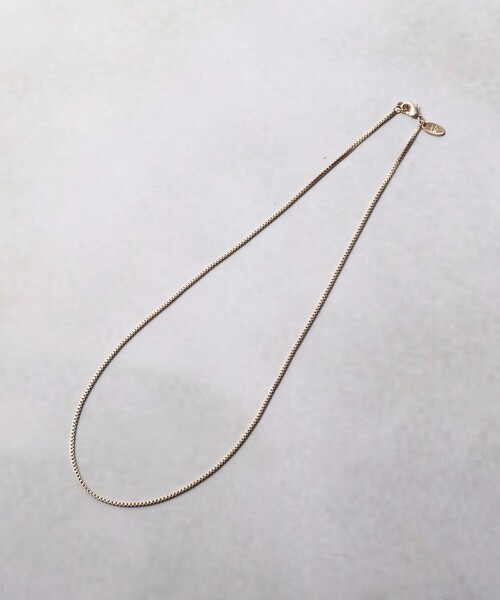 tk.TAKEO KIKUCHI（ティーケータケオキクチ）の「◆シングルチェーンネックレス（ネックレス・メンズ・シルバー/ゴールド/ブラック/シルバー系その他/ブラック系8/ゴールド系8・00）」の6枚目の写真
