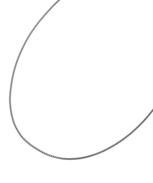 tk.TAKEO KIKUCHI（ティーケータケオキクチ）の「◆シングルチェーンネックレス（ネックレス・メンズ・シルバー/ゴールド/ブラック/シルバー系その他/ブラック系8/ゴールド系8・00）」の7枚目の写真