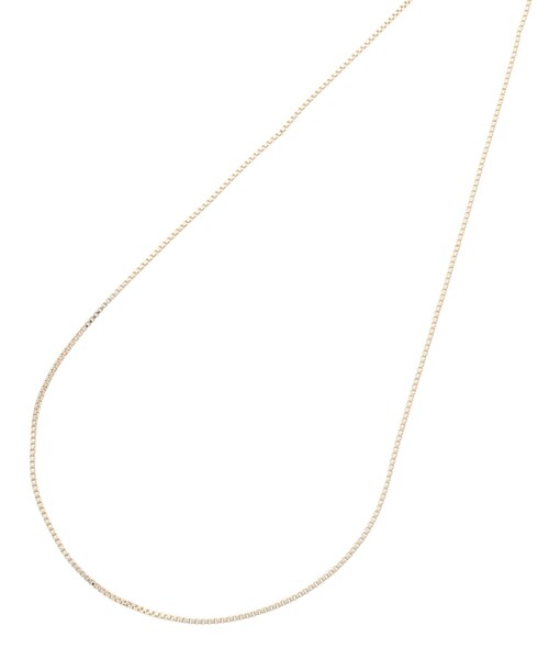 tk.TAKEO KIKUCHI（ティーケータケオキクチ）の「◆シングルチェーンネックレス（ネックレス・メンズ・シルバー/ゴールド/ブラック/シルバー系その他/ブラック系8/ゴールド系8・00）」の11枚目の写真