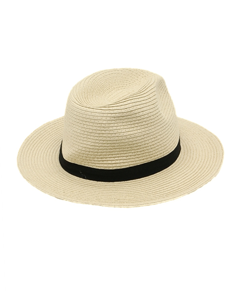 WEGO（ウィゴー）の「WEGO/ツバ広ストローハット（ハット・レディース・ブラック/ベージュ・FREE）」の8枚目の写真