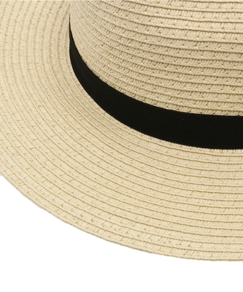 WEGO（ウィゴー）の「WEGO/ツバ広ストローハット（ハット・レディース・ブラック/ベージュ・FREE）」の4枚目の写真