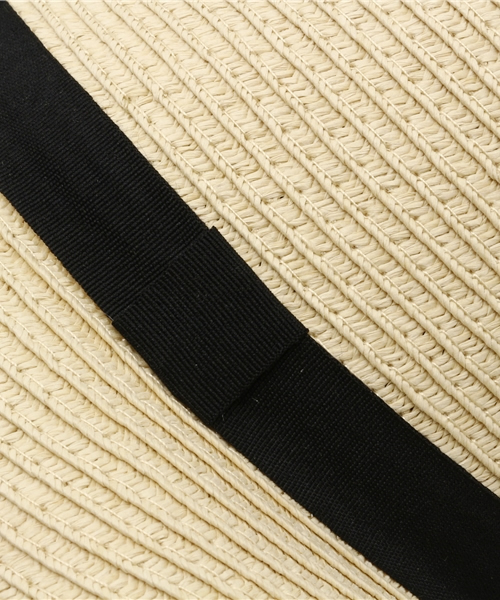 WEGO（ウィゴー）の「WEGO/ツバ広ストローハット（ハット・レディース・ブラック/ベージュ・FREE）」の6枚目の写真
