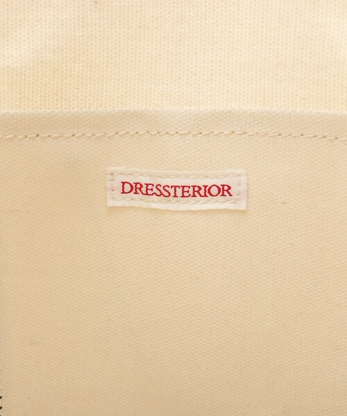 DRESSTERIOR（ドレステリア）の「【Safari12月号掲載】ドレステリアキャンバスロゴトートバッグ(M)（トートバッグ・レディース・ブラック/ダークネイビー・00）」の12枚目の写真