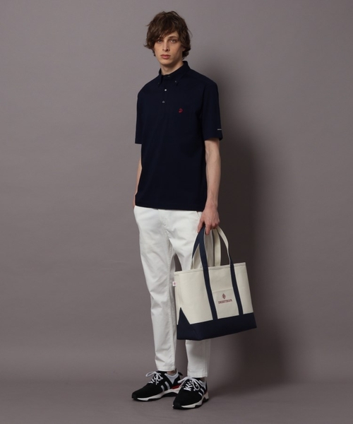 DRESSTERIOR（ドレステリア）の「【Safari12月号掲載】ドレステリアキャンバスロゴトートバッグ(M)（トートバッグ・レディース・ブラック/ダークネイビー・00）」の14枚目の写真