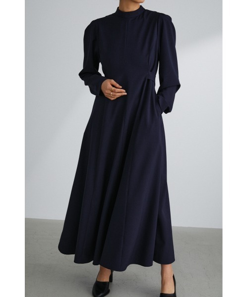 STYLEMIXER（スタイルミキサー）の「タックショルダーワンピース（ワンピース・レディース・ネイビー/ライトグリーン・MEDIUM/SMALL）」の12枚目の写真