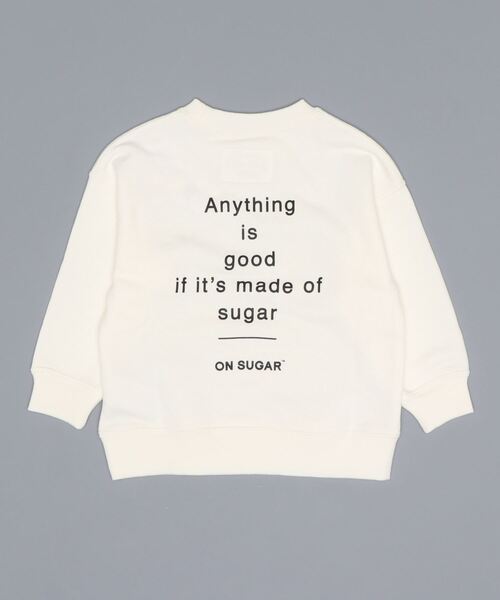 【Curensology】Bigスウェット/ホワイト【未使用/完売品】 OFF-WHITE (オフホワイト) プリント クルーネック スウェット