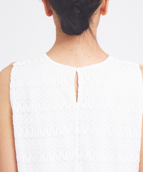 abahouse mavie（アバハウスマヴィ）の「レースノースリーブブラウス（シャツ/ブラウス・レディース・ホワイト/ブラック/アイボリー・フリー）」の20枚目の写真