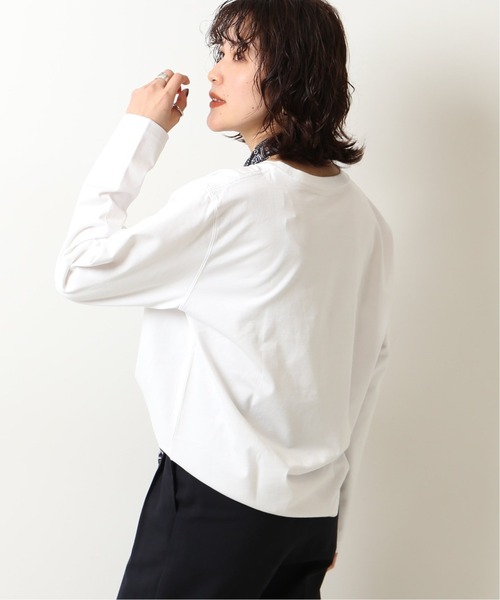 Spick &amp; Span - 【新品】Spick &amp; Span コットンシルケット天竺ロンT ベージュ Spick & Span（スピックアンドスパン）の「コットンシルケット