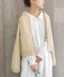 osharewalker | 【廃盤】『フェイクレザーボリューム袖ブルゾン』(ブルゾン)