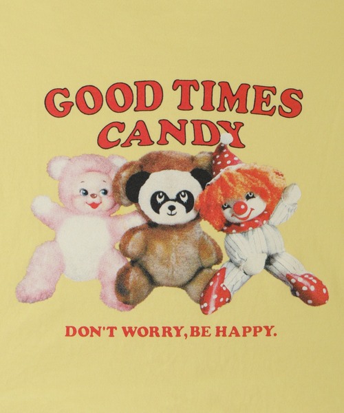Candy Stripper(キャンディストリッパー)の「GOOD TIMES CANDY Tシャツ(Tシャツ/カットソー・レディース・オフホワイト/ブラウン/イエロー/ブラック・2/4/3)」の13枚目の写真