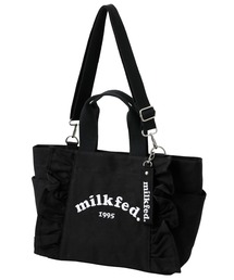 MILKFED. | RUFFLE BAG /2WAYショルダーバッグ トートバッグ/A4収納(ショルダーバッグ)