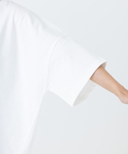 MILKFED.（ミルクフェド）の「S/S BIG TEE CAMOUFLAGE LOGO（Tシャツ/カットソー・レディース・ホワイト/ブラック・ONE SIZE）」の10枚目の写真