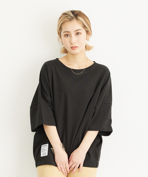 MILKFED.（ミルクフェド）の「S/S BIG TEE CAMOUFLAGE LOGO（Tシャツ/カットソー・レディース・ホワイト/ブラック・ONE SIZE）」の18枚目の写真