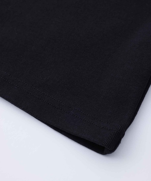 X-girl（エックスガール）の「FACE S/S BABY TEE/フェイス刺繍　チビT（Tシャツ/カットソー・レディース・ホワイト/ブラック/カーキ・S/M）」の15枚目の写真