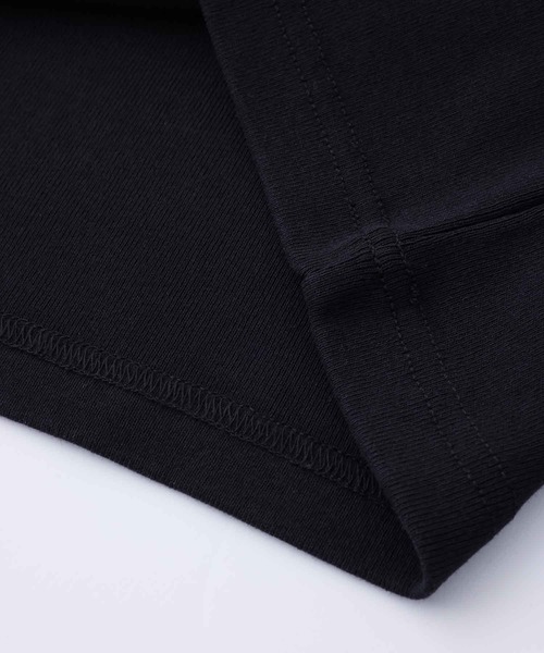 X-girl（エックスガール）の「FACE S/S BABY TEE/フェイス刺繍　チビT（Tシャツ/カットソー・レディース・ホワイト/ブラック/カーキ・S/M）」の16枚目の写真