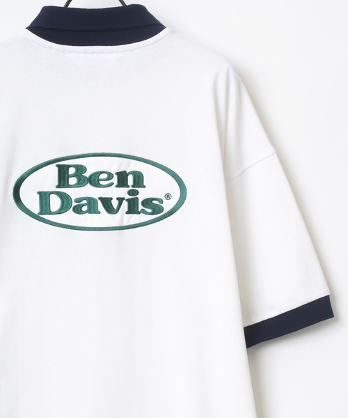 BEN DAVIS(ベンデイビス)の「BEN DAVIS/ベンデイビス ビッグシルエット バックプリント オーバルロゴ ワッペン 刺繍 ポロシャツ(ポロシャツ・メンズ・ホワイト/チャコールグレー/ブラウン系その他/ブルー系その他・M/L/XL)」の10枚目の写真
