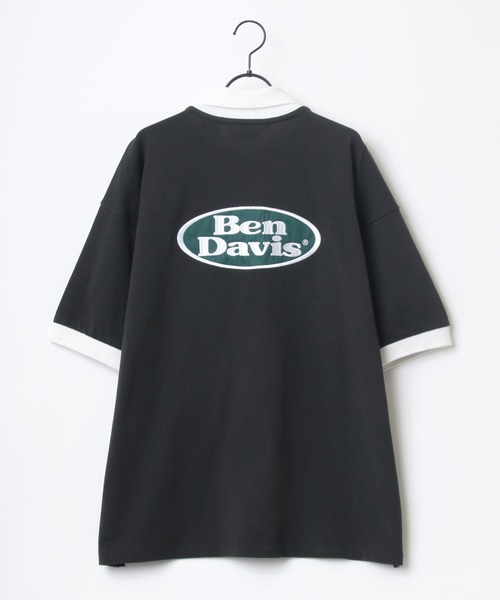 BEN DAVIS(ベンデイビス)の「BEN DAVIS/ベンデイビス ビッグシルエット バックプリント オーバルロゴ ワッペン 刺繍 ポロシャツ(ポロシャツ・メンズ・ホワイト/チャコールグレー/ブラウン系その他/ブルー系その他・M/L/XL)」の18枚目の写真