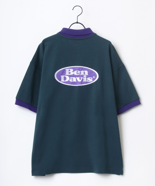 BEN DAVIS(ベンデイビス)の「BEN DAVIS/ベンデイビス ビッグシルエット バックプリント オーバルロゴ ワッペン 刺繍 ポロシャツ(ポロシャツ・メンズ・ホワイト/チャコールグレー/ブラウン系その他/ブルー系その他・M/L/XL)」の22枚目の写真