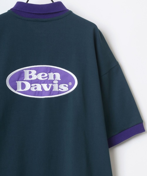BEN DAVIS(ベンデイビス)の「BEN DAVIS/ベンデイビス ビッグシルエット バックプリント オーバルロゴ ワッペン 刺繍 ポロシャツ(ポロシャツ・メンズ・ホワイト/チャコールグレー/ブラウン系その他/ブルー系その他・M/L/XL)」の13枚目の写真