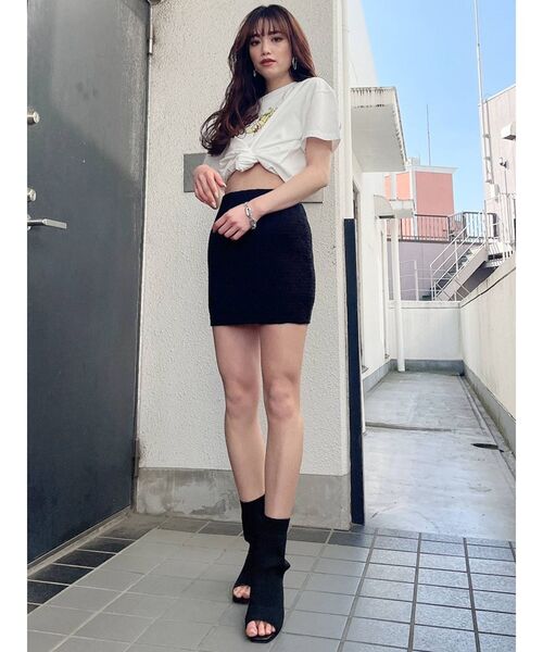 GYDA（ジェイダ）の「Call My GYDIES BIG Tシャツ（Tシャツ/カットソー・レディース・チャコールグレー/ライトグレー/オフホワイト・FREE）」の10枚目の写真