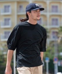 Blue Standard  | 【BLUE STANDARD/ブルースタンダード】汗染みの目立ちにくいゼロステイン　汗シミ防止加工 ビッグシルエットTシャツ ルーズT(Tシャツ/カットソー)