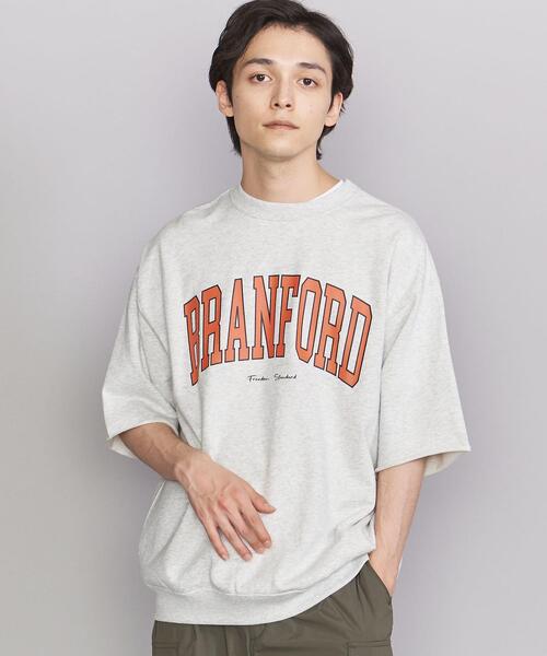 BEAUTY&YOUTH UNITED ARROWS(ビューティーアンドユースユナイテッドアローズ)の「【WEB限定】by レタード ライト スウェット ハーフスリーブ(スウェット・メンズ・ライトグレー/ネイビー/オフホワイト/ケリー・S/M/L)」の5枚目の写真