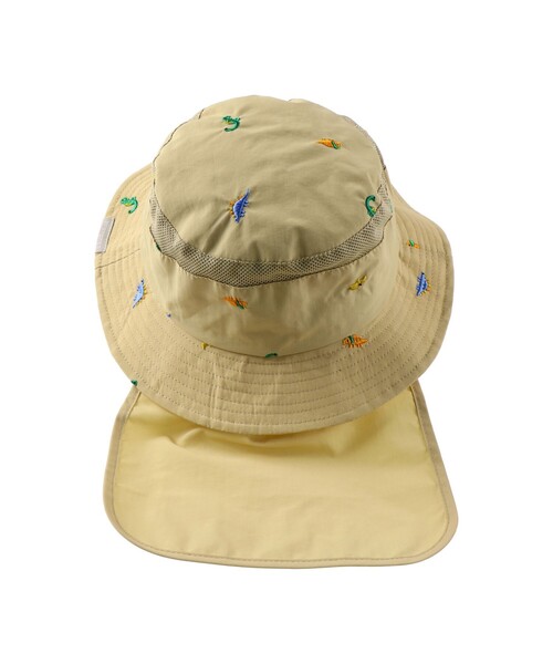 BRANSHES（ブランシェス）の「刺繍アウトドアハット（ハット・キッズ・ネイビー/ベージュ・52cm/54cm/50cm/56cm）」の4枚目の写真