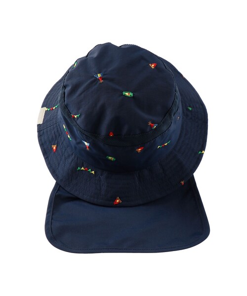 BRANSHES（ブランシェス）の「刺繍アウトドアハット（ハット・キッズ・ネイビー/ベージュ・52cm/54cm/50cm/56cm）」の11枚目の写真