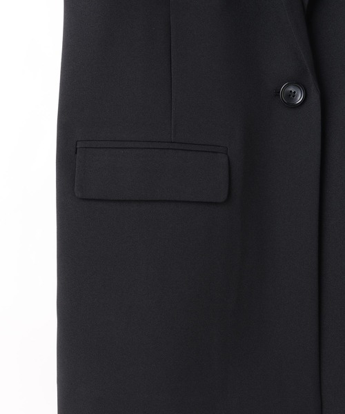 Honeys(ハニーズ)の「シングル釦テーラーベスト(ベスト・レディース・ブラック/ネイビー/ライトベージュ/ダークベージュ・LL/M/L)」の8枚目の写真