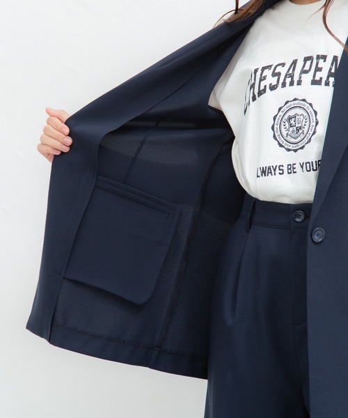 Honeys(ハニーズ)の「シングル釦テーラーベスト(ベスト・レディース・ブラック/ネイビー/ライトベージュ/ダークベージュ・LL/M/L)」の17枚目の写真