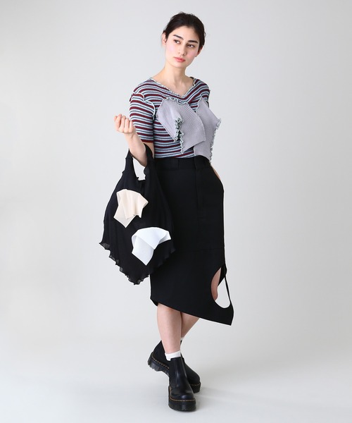 kotohayokozawa（コトハヨコザワ）の「kotohayokozawa TOTE BAG TD22S-BG（トートバッグ・レディース・カーキ/ブルー/ブラック・FREE）」の12枚目の写真