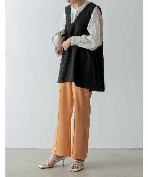 Re:EDIT（リエディ）の「[大きいサイズ有]スクエアトゥメニーストラップヒールサンダル（サンダル・レディース・ホワイト/ブラック/ベージュ/ライム/オレンジ・SMALL/X-LARGE/MEDIUM/XX-LARGE/LARGE）」の17枚目の写真