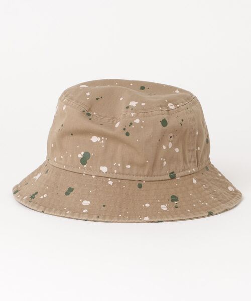 NEW ERA(ニューエラ)の「NEW ERA/ニューエラ Kid's バケット01 カーキスプラッシュプリント 13058970(ハット・キッズ・ベージュ・57㎝/54㎝)」の2枚目の写真