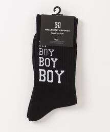 Healthknit Product（ヘルスニットプロダクト）の「【Healthknit Product】1PクルーHIBOY&HIGIRL（ソックス/靴下）」