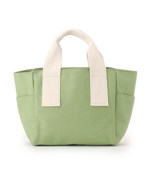 SHOO・LA・RUE（シューラルー）の「◆【目隠しフラップ】キャンバストート（トートバッグ・レディース・ダークグリーン/グレー/イエロー/ブルー/ナチュラル/ピンク系・00）」の4枚目の写真