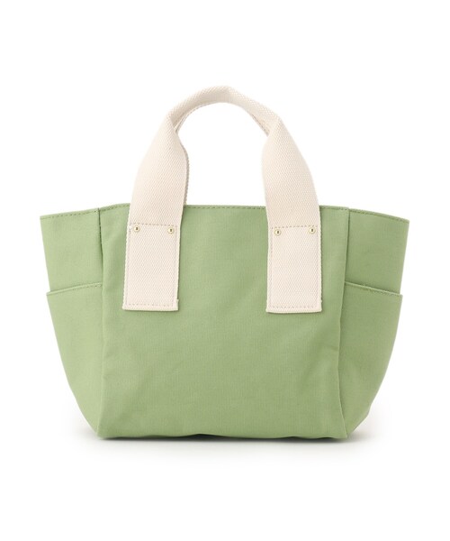 SHOO・LA・RUE（シューラルー）の「◆【目隠しフラップ】キャンバストート（トートバッグ・レディース・ダークグリーン/グレー/イエロー/ブルー/ナチュラル/ピンク系・00）」の10枚目の写真