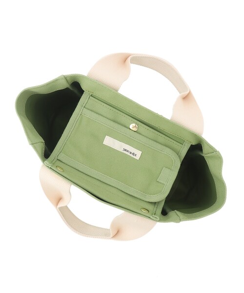 SHOO・LA・RUE（シューラルー）の「◆【目隠しフラップ】キャンバストート（トートバッグ・レディース・ダークグリーン/グレー/イエロー/ブルー/ナチュラル/ピンク系・00）」の13枚目の写真