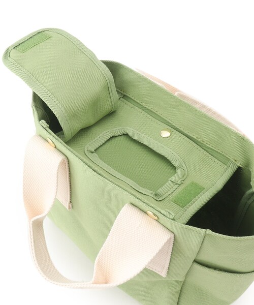 SHOO・LA・RUE（シューラルー）の「◆【目隠しフラップ】キャンバストート（トートバッグ・レディース・ダークグリーン/グレー/イエロー/ブルー/ナチュラル/ピンク系・00）」の9枚目の写真