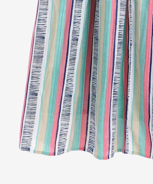 le.coeur blanc（ルクールブラン）の「マルチストライプギャザースカート（スカート・レディース・グリーン系その他/パープル系その他・38）」の20枚目の写真