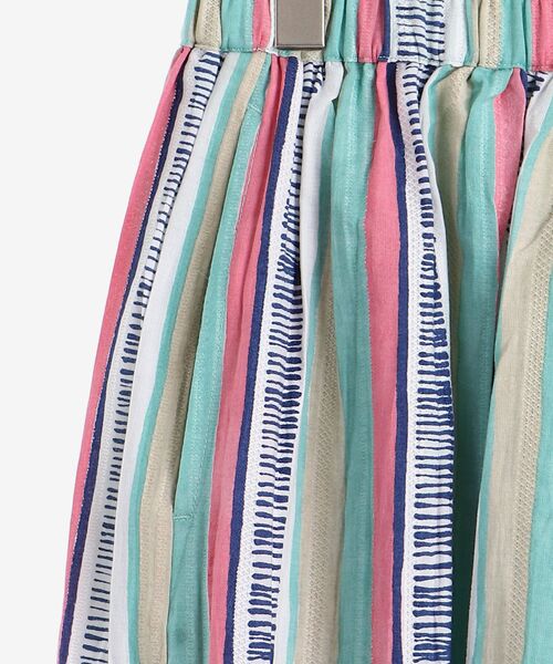 le.coeur blanc（ルクールブラン）の「マルチストライプギャザースカート（スカート・レディース・グリーン系その他/パープル系その他・38）」の21枚目の写真