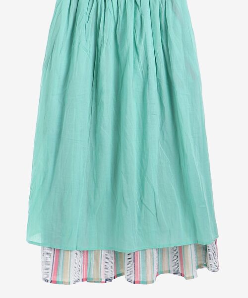 le.coeur blanc（ルクールブラン）の「マルチストライプギャザースカート（スカート・レディース・グリーン系その他/パープル系その他・38）」の22枚目の写真