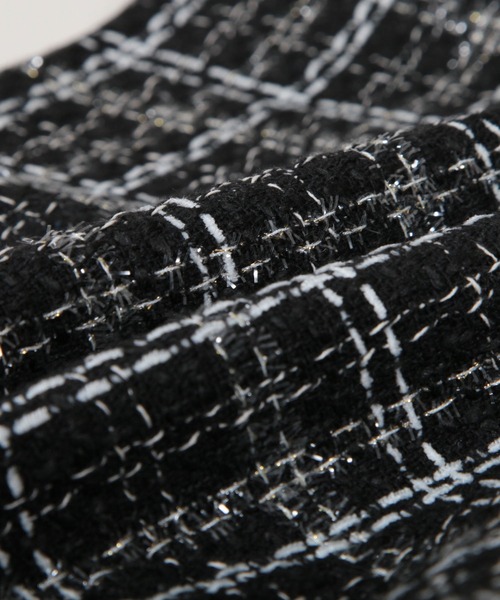 Julia Boutique（ジュリアブティック）の「異素材ペプラムトップス/22110（Tシャツ/カットソー・レディース・ホワイト/ブラック・ONE）」の14枚目の写真