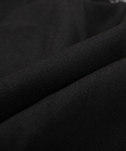 Julia Boutique（ジュリアブティック）の「異素材ペプラムトップス/22110（Tシャツ/カットソー・レディース・ホワイト/ブラック・ONE）」の5枚目の写真