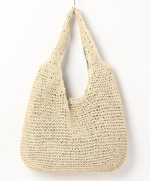 TINA：JOJUN（ティーナジョジュン）の「ペーパー ラウンドバッグ TINA：JOJUN（かごバッグ・レディース・ベージュ系その他・F）」の10枚目の写真