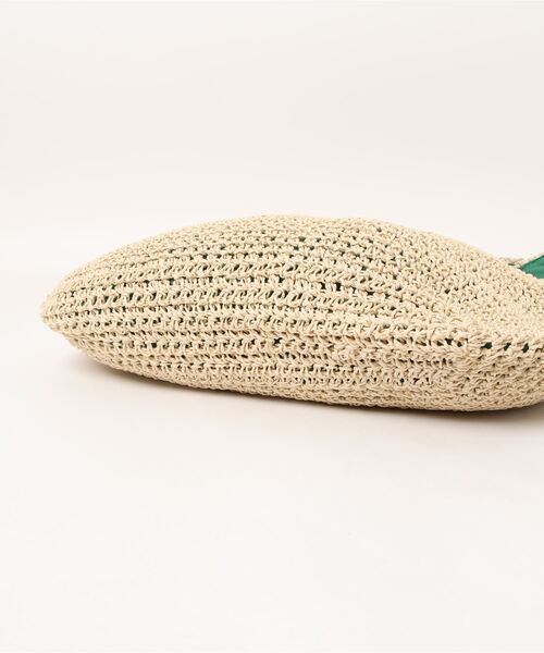 TINA：JOJUN（ティーナジョジュン）の「ペーパー ラウンドバッグ TINA：JOJUN（かごバッグ・レディース・ベージュ系その他・F）」の3枚目の写真