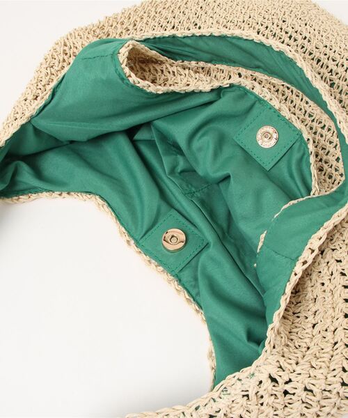 TINA：JOJUN（ティーナジョジュン）の「ペーパー ラウンドバッグ TINA：JOJUN（かごバッグ・レディース・ベージュ系その他・F）」の12枚目の写真