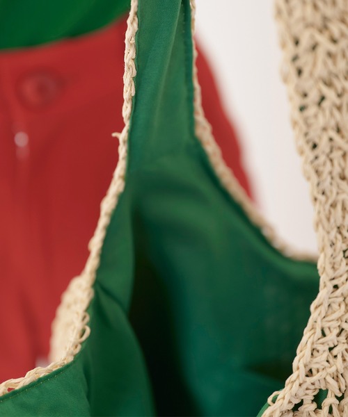 TINA：JOJUN（ティーナジョジュン）の「ペーパー ラウンドバッグ TINA：JOJUN（かごバッグ・レディース・ベージュ系その他・F）」の6枚目の写真