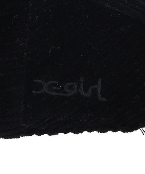 X-girl(エックスガール)の「CORDUROY HUNTING CAP(ハンチング/ベレー帽・レディース・ホワイト/ライトブルー/ブラック・ONE SIZE)」の15枚目の写真