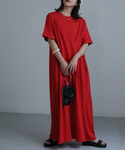 激レア　YOUNG&OLSEN×Freada タックボリュームワンピース 激レア YOUNG&OLSEN×Freada タックボリュームワンピース