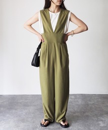 Riberry | ハイウエストサロペット(サロペット/オーバーオール)